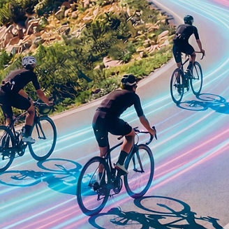 Cyclists going through Luxembourg