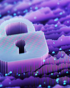 lock purple