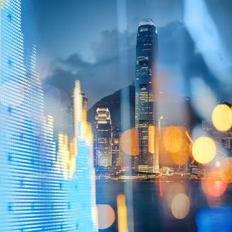 Stock Market Data, Hong Kong, Cityscape, Stock Market Data, Graph