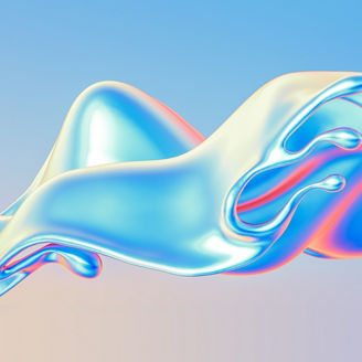 Shinny colourful liquid digital texture