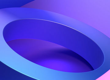 Abstract futuristic shapes, 3d render