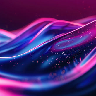 Abstract Pink and Blue Wavy Liquid Surface Design