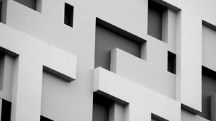 Abstract background architecture lines. modern architecture detail