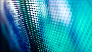 CloseUp LED blurred screen. LED soft focus background. abstract background ideal for design.