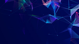 Polygonal background with dots and lines. Network connection structure. Science and technology. 3d rendering