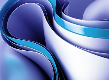 3d render, abstract background with folded textile ruffle, violet blue cloth macro, wavy fashion wallpaper