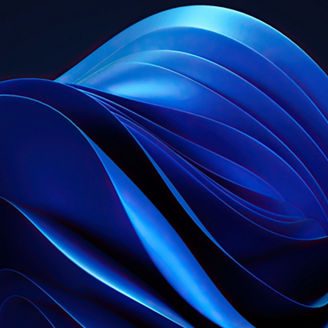 Abstract Glass Wall Art Acrylic Blue