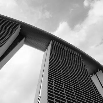 Vertical plan of building in Singapore