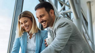 Personas en una oficina