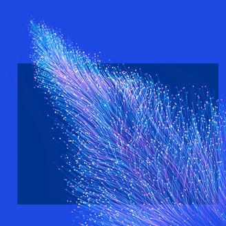 Blaue und pinke Funken