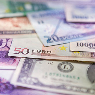 Geldscheine in Fremdwährung