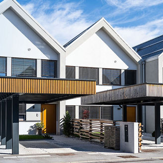 Parking space in front of the house