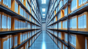 Endless Rows of Files in an Archive