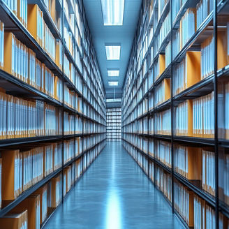 Endless Rows of Files in an Archive