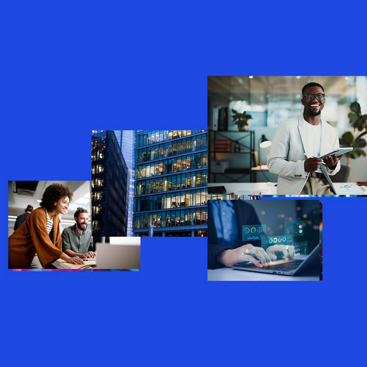 Teamwork collage