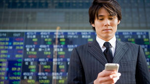 The businessman who confirms the stock prices