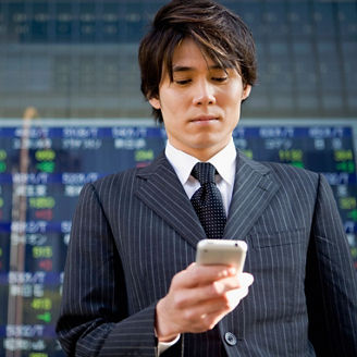 The businessman who confirms the stock prices