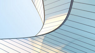 modern architecture with clear sky