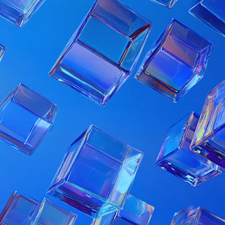 Glass cubes