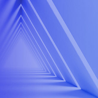 Triangular pattern banner