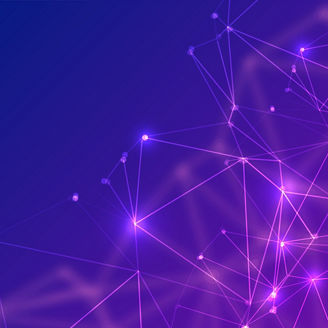 abstract technology particles low poly background design