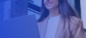 Woman with laptop