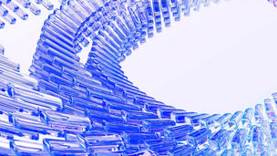 Abstract 3d render, modern illustration, background design