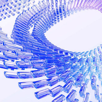 Abstract 3d render, modern illustration, background design