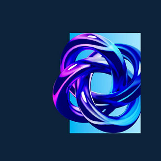 abstraktes Bild von Ringen