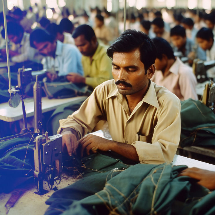 Warehouse worker banner