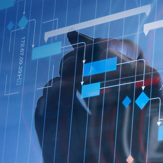Stift auf digitalem Bildschirm