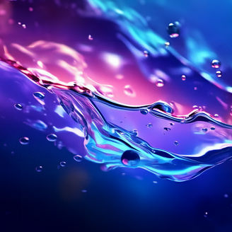 eine stürmische Wasseroberfläche