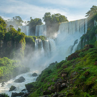 Waterfall greenery