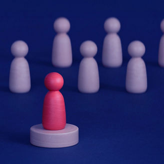 white and red figures