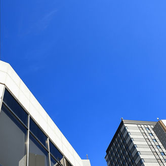 white-building-sky-view