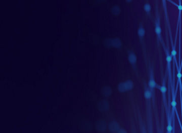 White dots connected texture over navy blue background