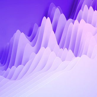 White and purple wave texture banner
