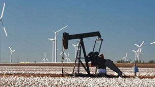 Wind mills on a wind farm