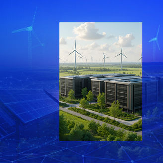 windmills-in-back-of-building
