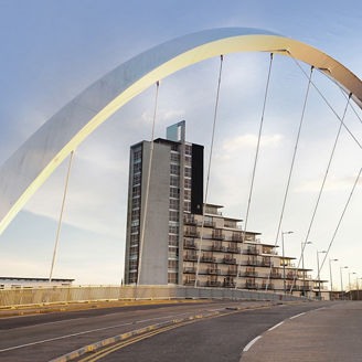 wired-bridge-and-buildings