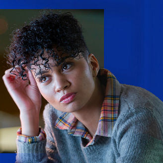 Woman who is thinking