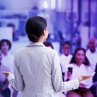 woman meeting