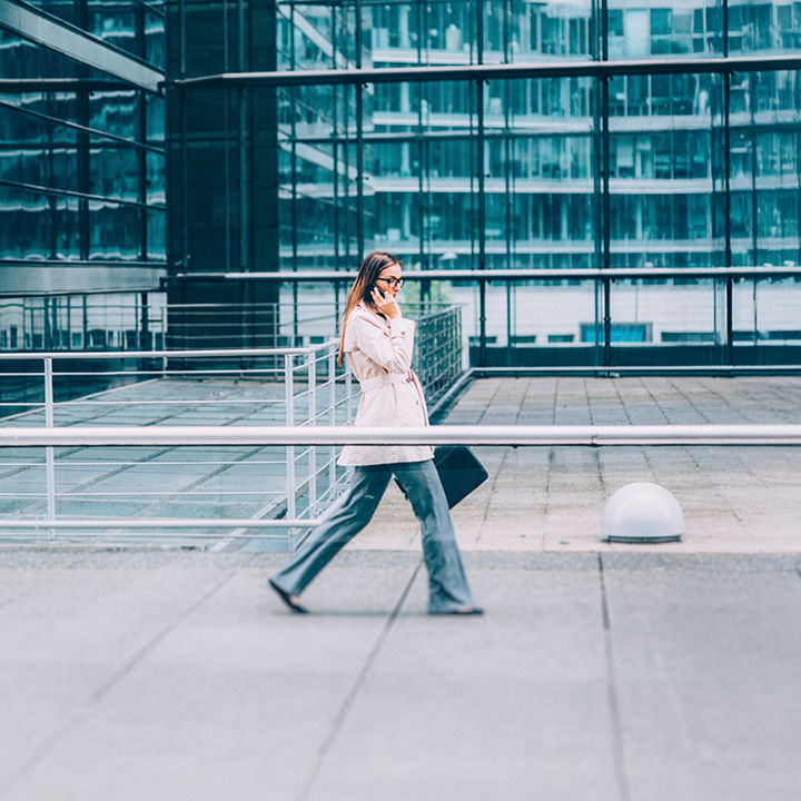 woman walking
