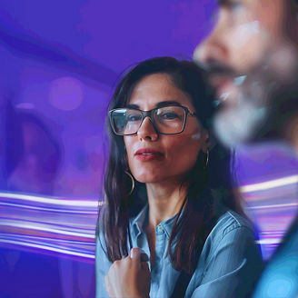 woman-thinking-with-colleague