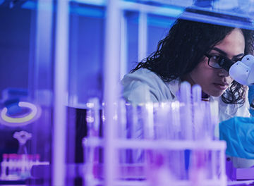 Woman working in laboratory