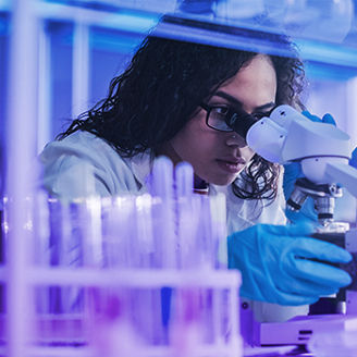 woman working in laboratory