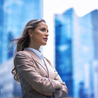 Women in blazer