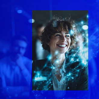 woman smiling