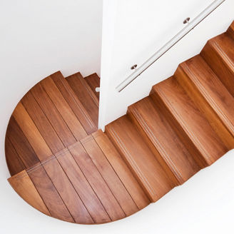 wooden staircase