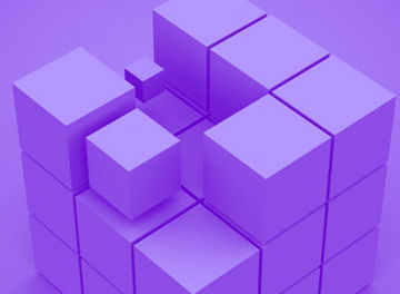 Purple cubes